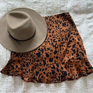 Forever 21 Leopard Skirt